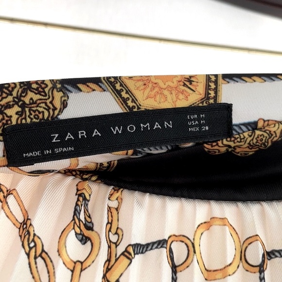 ZARA woman pleated midi skirt - Picture 5 of 6